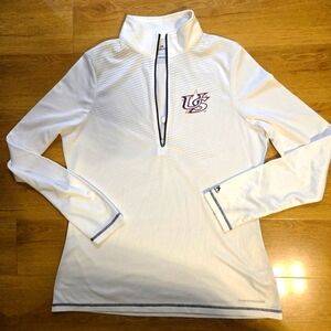 USA Baseball Majestic Women's Jacket Shirt Cool Base 1/4 Zip Long Sleeve